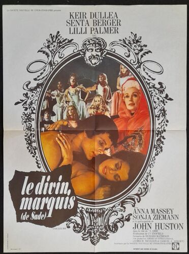 Le Divin Marquis De Sade - Film 1969 Réalisé Par Cy Endfield Avec Keir Dullea, John Huston, Lilli Palmer - Affiche De Cinéma Originale 60x80 Cm - Movie Poster