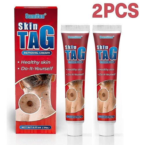 Crème Anti-Taches De Peau, 1/2 Pièces, Dissolvant De Grains De Beauté, De Cicatrices D'acné, De Traitement Des Verrues, À Base De Plantes, Sans Danger, 2 Pièces