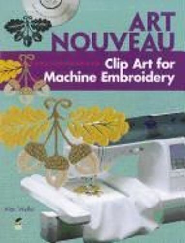 Art Nouveau Clip Art For Machine Embroidery