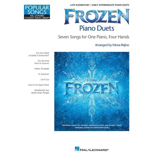 Robert Lopez_Kristen Anderson-Lopez : Frozen Piano Duets 7 Songs For 1 Piano, 4 Hands - Recueil Piano, 4 Hands Hl00144294 9781495016950