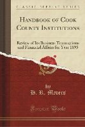 Mevers, H: Handbook Of Cook County Institutions
