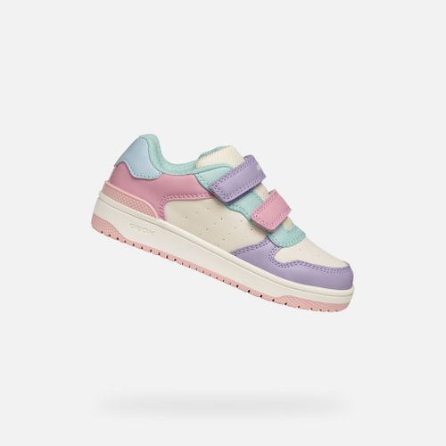 Chaussures Baskets Geox J Washiba Girl B Pour Enfant