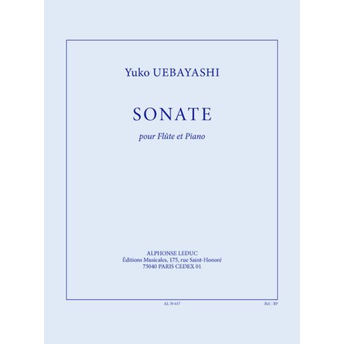 Yuko Uebayashi : Sonate - Recueil Avec Parties Séparées Flûte Traversière Et Piano 9790046306174 Al30617