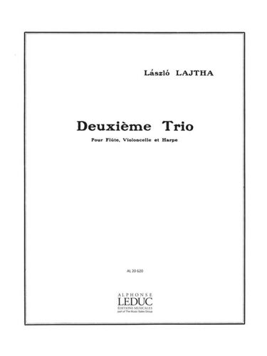 Laszlo Lajtha : Laszlo Lajtha: Trio No.2, Op.47 - Set De Parties Séparées Flute, Cello And Harp 9790046206207 Al20620