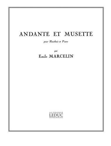 Marcelin : Andante Et Musette - Recueil Hautbois Et Piano 9790046213311 Al21331