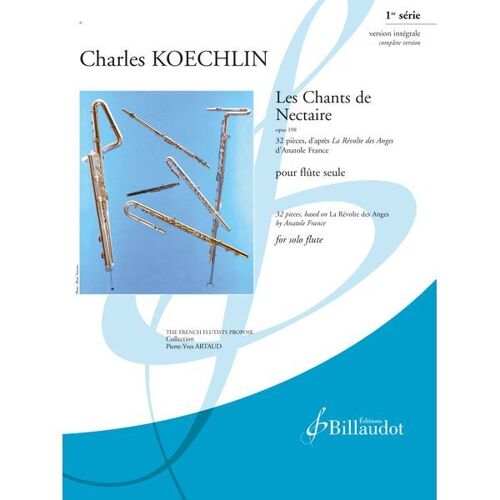 Les Chants De Nectaire - Opus 198 - 1re Série - Charles Koechlin - Gb10579 9790043105794