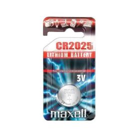 Maxell CR2025, Lithium, Pile bouton, 3 V, 1 pièce(s), CR2025, Argent