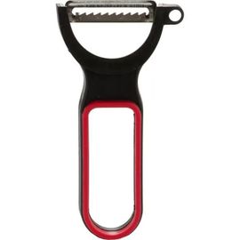 Arte Regal Éplucheur 11,8 Cm Acier Noir/Rouge 3 Pièces