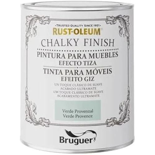 Peinture - BRUGUER - RUST-OLEUM CHALKY FINISH - Vert Provençal - 0,750l - Mat