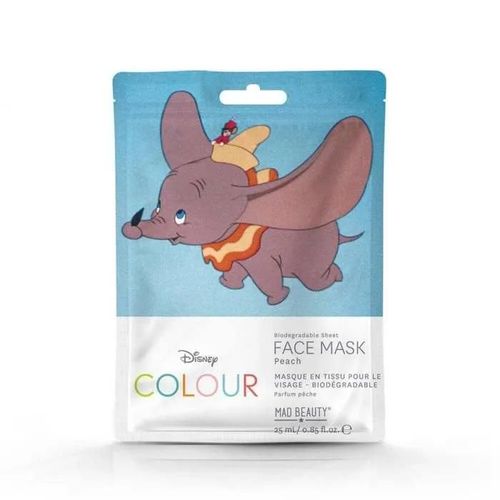 Mad Beauty - Masque En Tissu Pour Le Visage Dumbo À La Pêche Disney Colour - 25 Ml