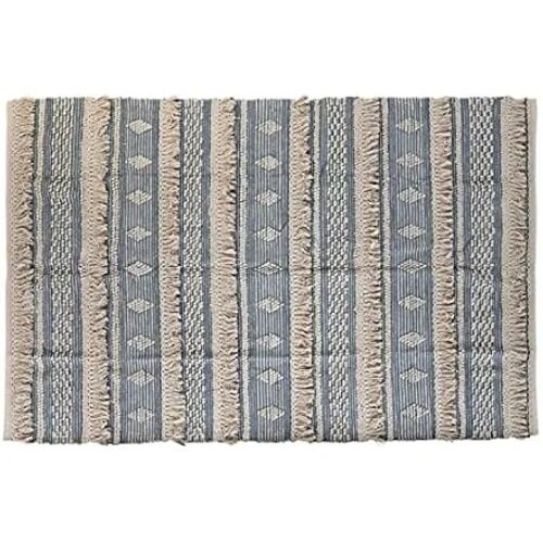 Tapis - DKD Home Decor - Standard - Bleu et blanc - Coton - 230 x 160 cm