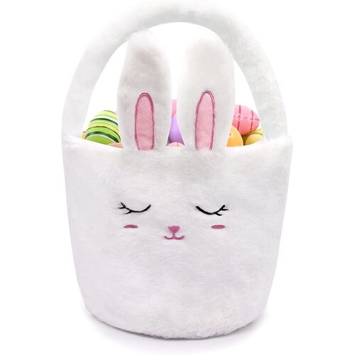Panier de Pâques pour enfants, Paniers de Pâques, Chasse aux ?ufs de lapin Sacs de seau de Pâques, Panier de lapin Décorations de Pâques Cadeau de Pâques pour garçons Filles (b