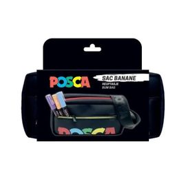Sac banane - POSCA - Noir - 1 pce - Ceinture ajustable - Pour adultes - Mixte