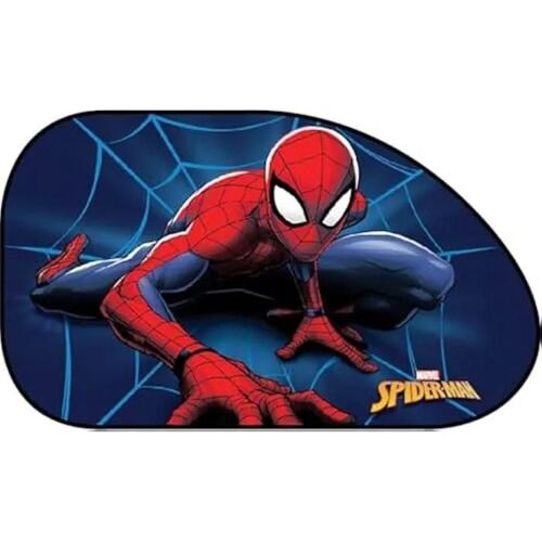Pare-Soleil Voiture - Marvel - Spiderman - Protection Uv - Dimensions 65x35 Cm - Fixation Ventouse