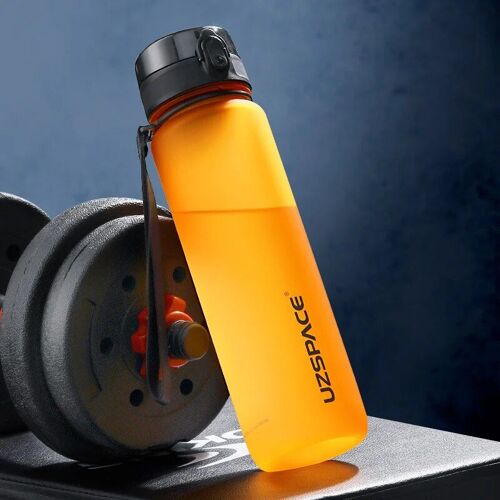 650ml - Orange Dynamique - Bouteille D'eau Haute Performance Portable Étanche En Plein Air Tour Sport Shaker Boisson Bouteille En Plastique Tritan