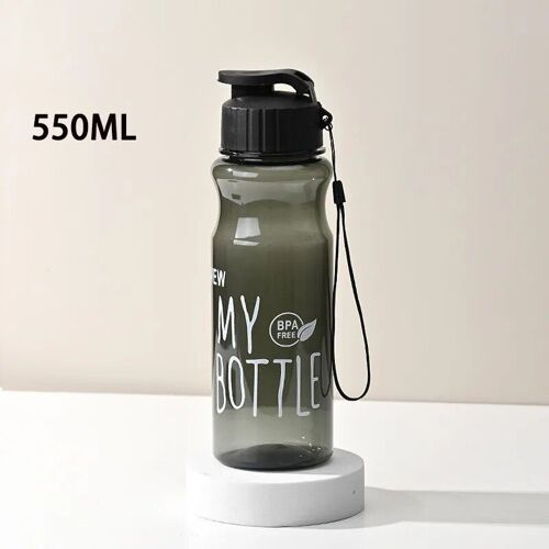 550ml - Bklack - Bouteille D'eau De Sport Portable Sans Bpa, Shaker Étanche, Verres En Plastique, Visite Et Salle De Sport, 550ml, Nouveau