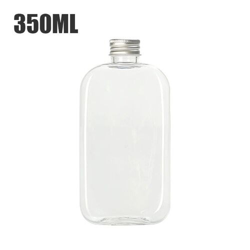 1pc-350 Ml - Gobelet À Eau En Plastique Plat Transparent Avec Ulà Lait Portable, Gobelet À Eau, Espace, Extérieur, Jus Froid, Sport, 256
