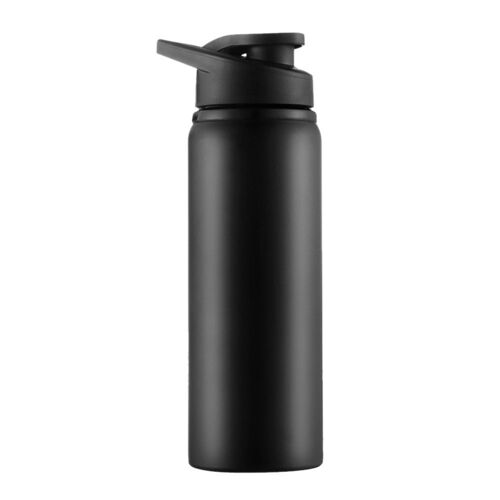 700ml - Noir - Bouilloire De Voyage En Acier Inoxydable, Outils De Cuisine, Tasse D'eau, Bouteille D'eau De Sport, Bouteille D'eau De Vélo, Boisson Droite