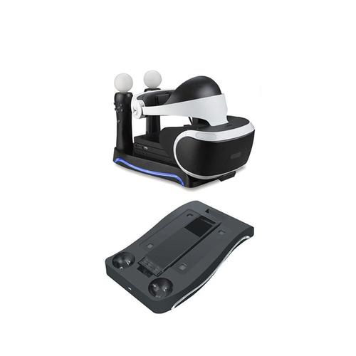 Station De Charge Ps4 Vr 4 En 1, Support D'affichage, Chargeur D'accueil, Vitrine Led Pour Sony Playstation Move Ps Vr Psvr Casque