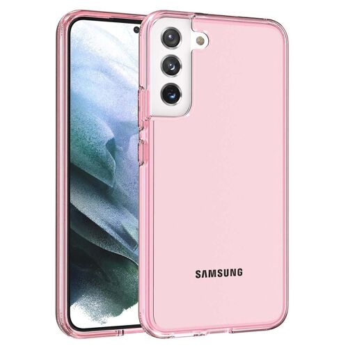 Pour Samsung Galaxy S21 FE 5G / S21 Fan Edition Coque de téléphone en cristal transparent Absorption des chocs Couverture PC rigide