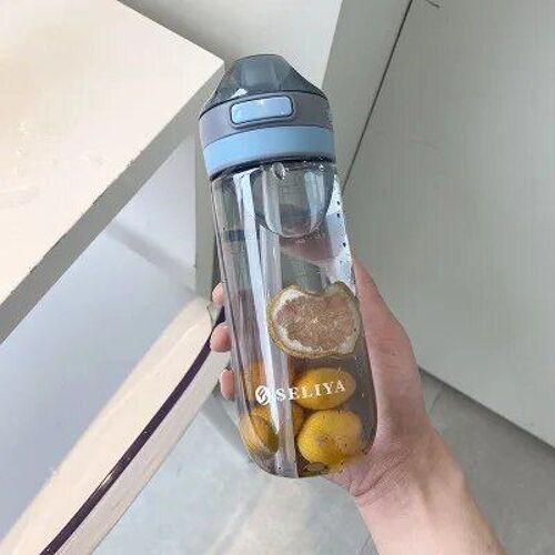 500ml - Bleu - Gobelet À Eau En Plastique Pour Femme Enceinte, Bouteille D'eau Kawaii, Paille À Ul, Haute Température, Sports De Plein Air Simples, Disponibles