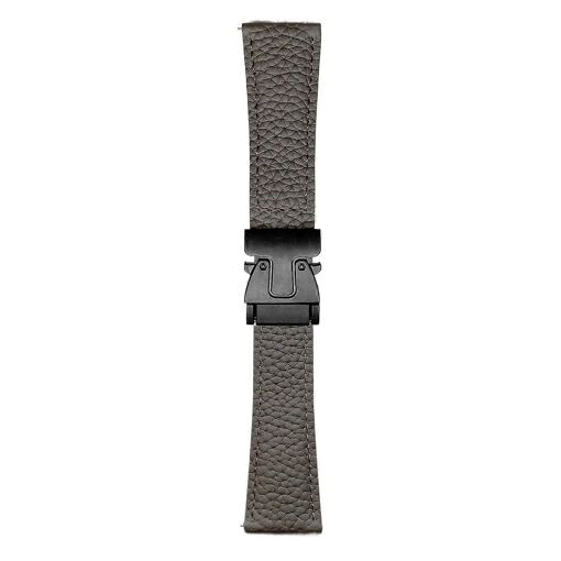 Bracelet Montre Cuir Vachette Noir Soft Vintage - Neuf - Largeurs 18, 20, 22 Mm - Unisexe