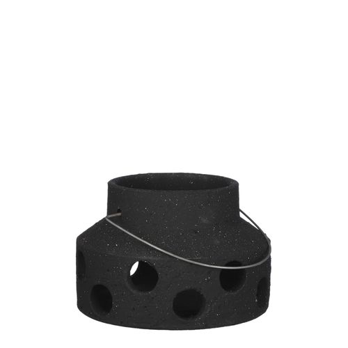 Mica Decorations Pietra Lanterne - H16 x Ø25 cm - Anthracite
