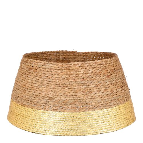 Mica Decorations Jupe de sapin Noël - Ø50 cm - Jonc de mer - Doré