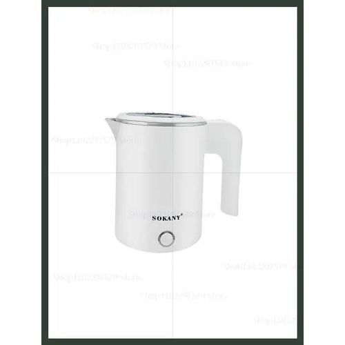 Bouilloire électrique Portable en acier inoxydable de 500ML,pour thé,café,chaudière à eau,utilisation en voyage,chauffe-eau intelligent pour la maison,théière électrique--(220V) EU