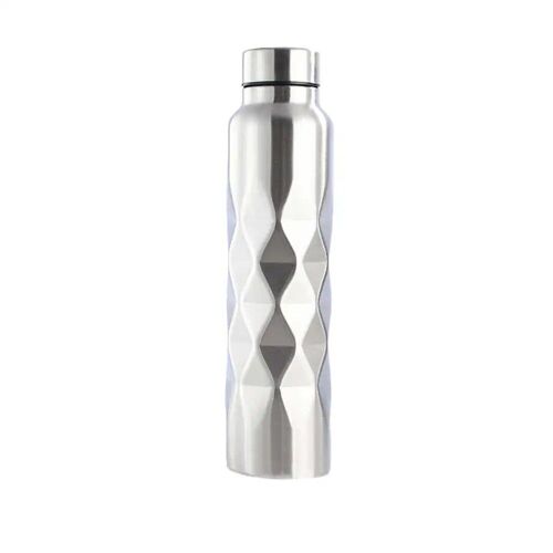 1.0l - Mèche - Bouteille D'eau En Acier Inoxydable À Paroi Unique De Grande Capacité, Carafe De Sport, Bouilloire De Fitness