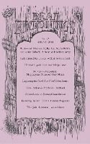 Dead Reckonings No. 23 (Spring 2018)