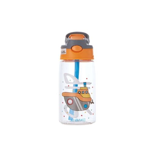 480ml - Bateau De Croisière Jaune - Bouteilles D'eau Pour Enfants, Tasse À Boire De 480ml, Alimentation Créative Avec Pailles Et Couvercles, Anti-Éclaboussures, Portable, Pour Tout-Petits