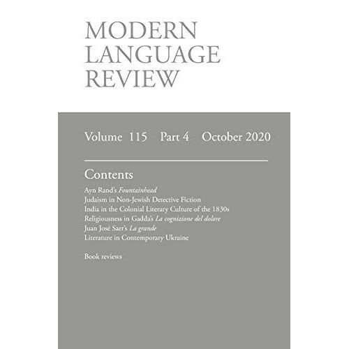Modern Language Review (115