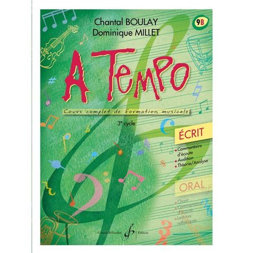 A Tempo : Écrit. Volume 9b - - Gb9601 9790043096016