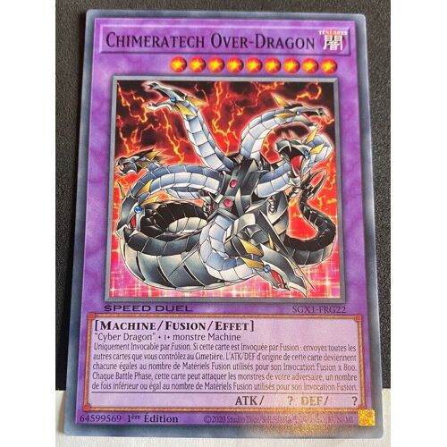 Yu Gi Oh Sgx1 Frg22 Chimeratech Over Dragon