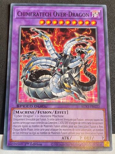 Yu Gi Oh Sgx1 Frg22 Chimeratech Over Dragon