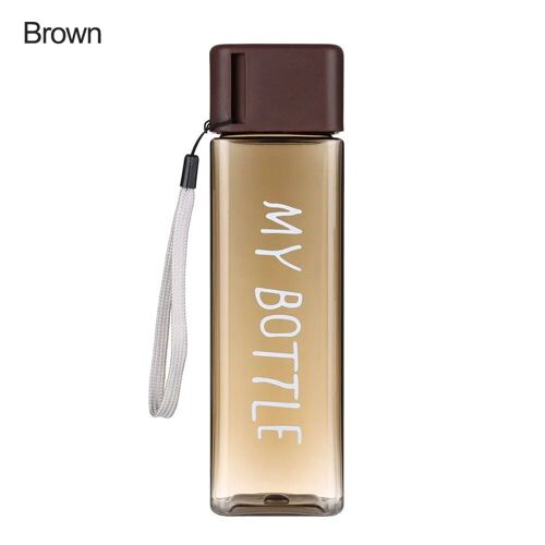 Frosted - Brun - Tasse Transparente En Plastique De 480ml, Gobelet D'eau 256, Pour L'extérieur, Avec Proximité