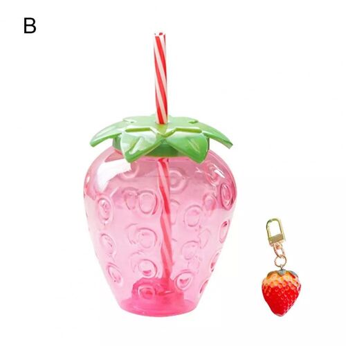 Bouteille D'eau En Paille De Dessin Animé Harvey Mignon, De Qualité Alimentaire, Pp, Large Application, Lait, Café, Tasse, Verres, Été, 500ml