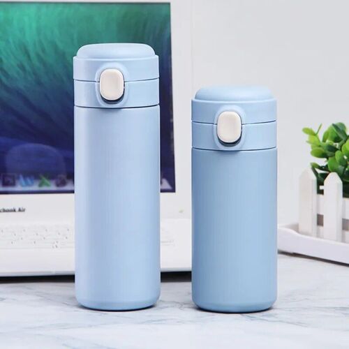 420ml - Bleu - Bouteille Isotherme Portable En Acier Inoxydable Sans Bpa, D'extraction Sous Vide, Bouteille D'eau Isolée, Thermos Alimentaire, Tasse À Café De Voyage