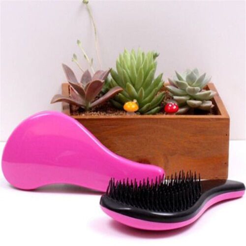 Brosse À Cheveux Anti Statique, Peigne Démêlant À Poignée Pailletée, Pour Salon De Coiffure 