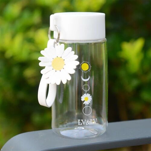 Ceinture T Tournesol - Bouteille D'eau Conviviale Rée En Plastique Transparent Hi Sans Bpa Avec Ulportable, Tasse À Thé De Voyage Créative, Petit, Détruire Andrtransparent, 500ml