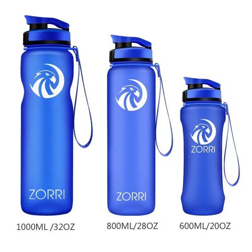 600ml - Drak Blue - Gourde Portable Sans Bpa Pour Enfant, Gourde De Dehors, Gourde De Transport, Gourde Pour L'école, Gourde De Voyage, Gourde De Plein Air