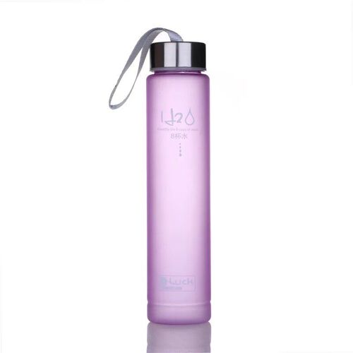 280ml - Violet - Bouteille D'eau De Sport Incassable, Verres Étanches, Extérieur, Voyage, Cyclisme, Camping, Tasse En Plastique, H2o, 256 Ml, Nouveau, 280
