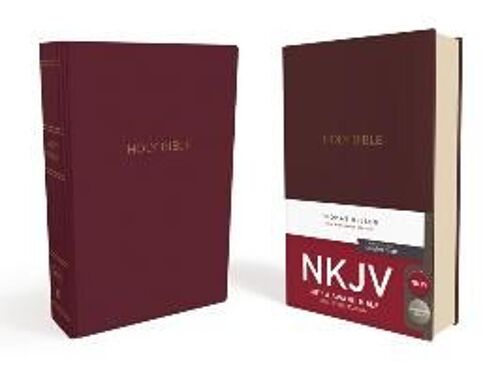 Nkjv, Gift And Award Bible, Leather-Look, Burgundy, Red Letter Edition