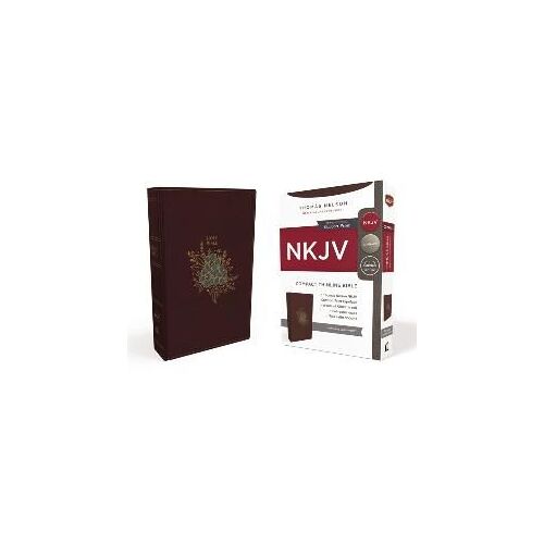 Nkjv, Thinline Bible, Compact, Imitation Leather, Burgundy, Red Letter Edition