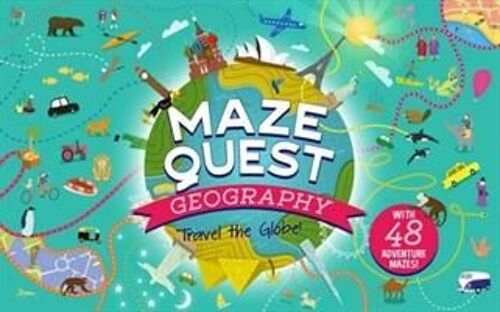 Maze Quest Geography: Travel The Globe!
