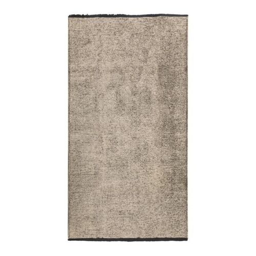 VENICE - Tapis tissé plat reflet lumière 80 x 150 cm Gris