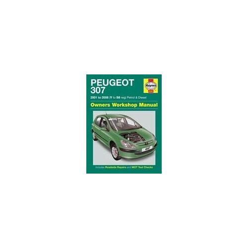 Peugeot 307 Petrol & Diesel (01 - 08) Haynes Repair Manual