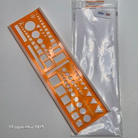 Regle , Normographe, Trace Symbole Tactique Otan Minerva N° 46