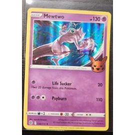 Pokemon Halloween 2022 Trick Or Trade Mewtwo Holo